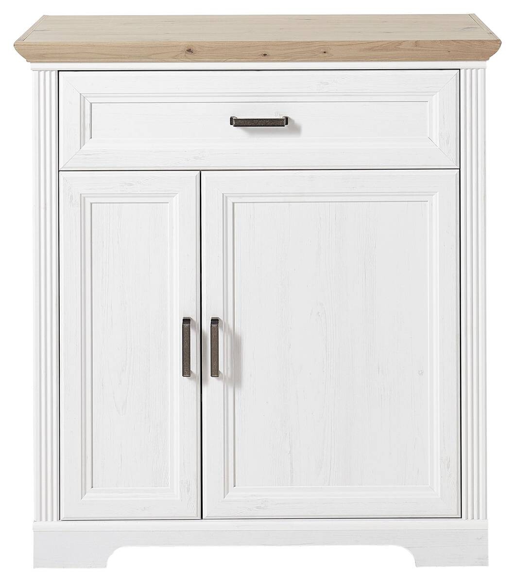 Schuhkommode Jasmin Pinie Nachbildung Eiche Artisan Nachbildung B/H/T: ca. 93x102x41 cm