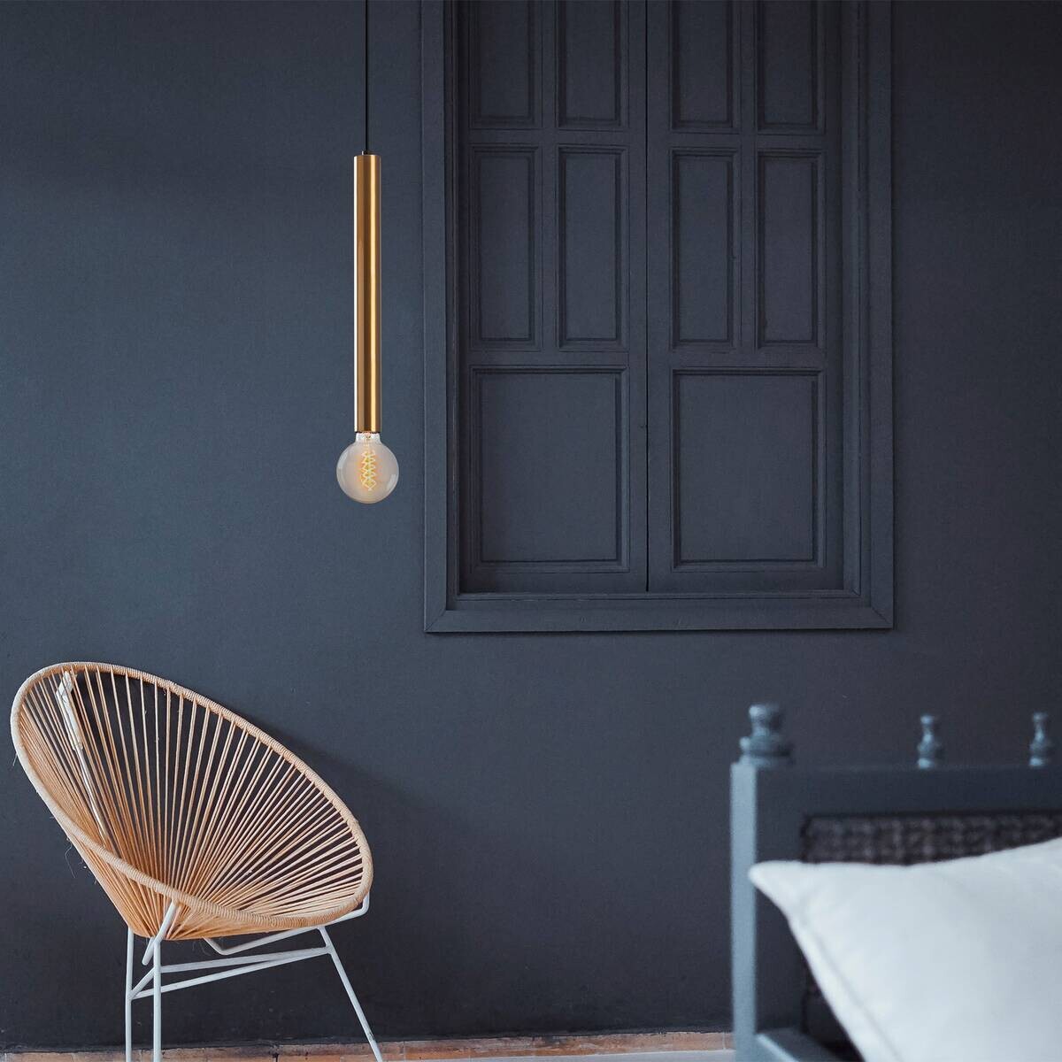 Opviq Pendelleuchte Tempo-2072 B/H/T/L/D: ca. 4x139x4x4x4 cm E27 1 Brennstellen