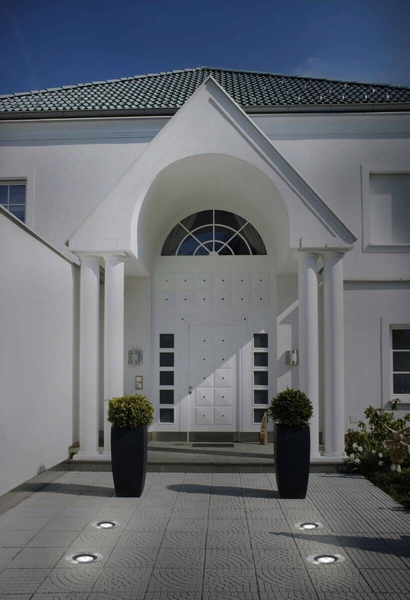 LED-Einbauleuchten 4043150 stahlfarbig B/H/T: ca. 12,5x14,5x12,5 cm