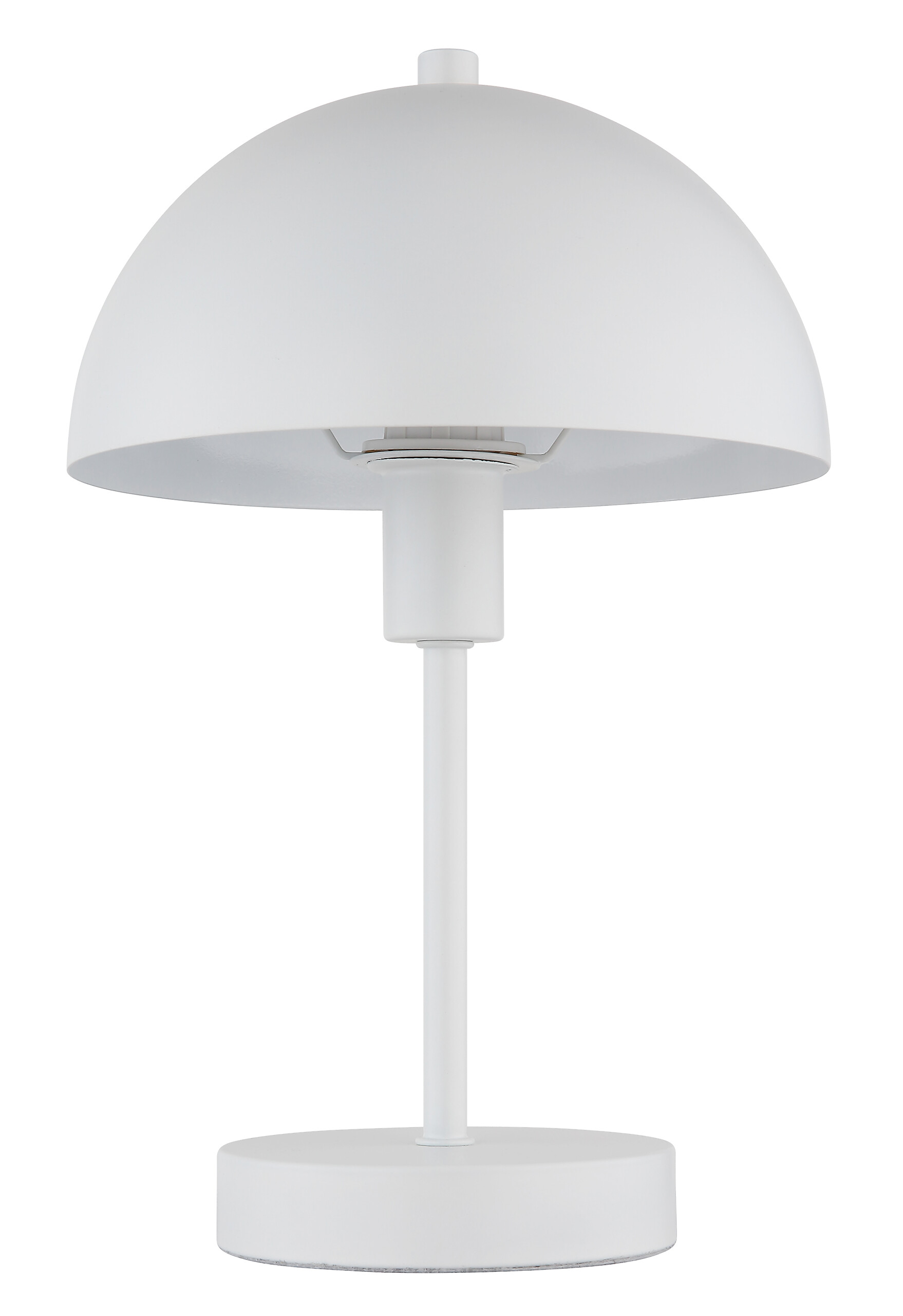 GLOBO Tischleuchte Atoma weiß Metall H/D: ca. 31x20 cm E14 1 Brennstellen