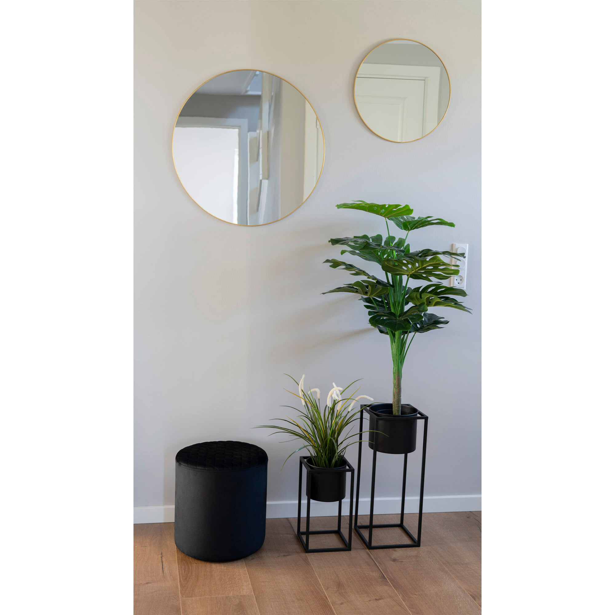 Housenordic Blumenständer schwarz Stahl