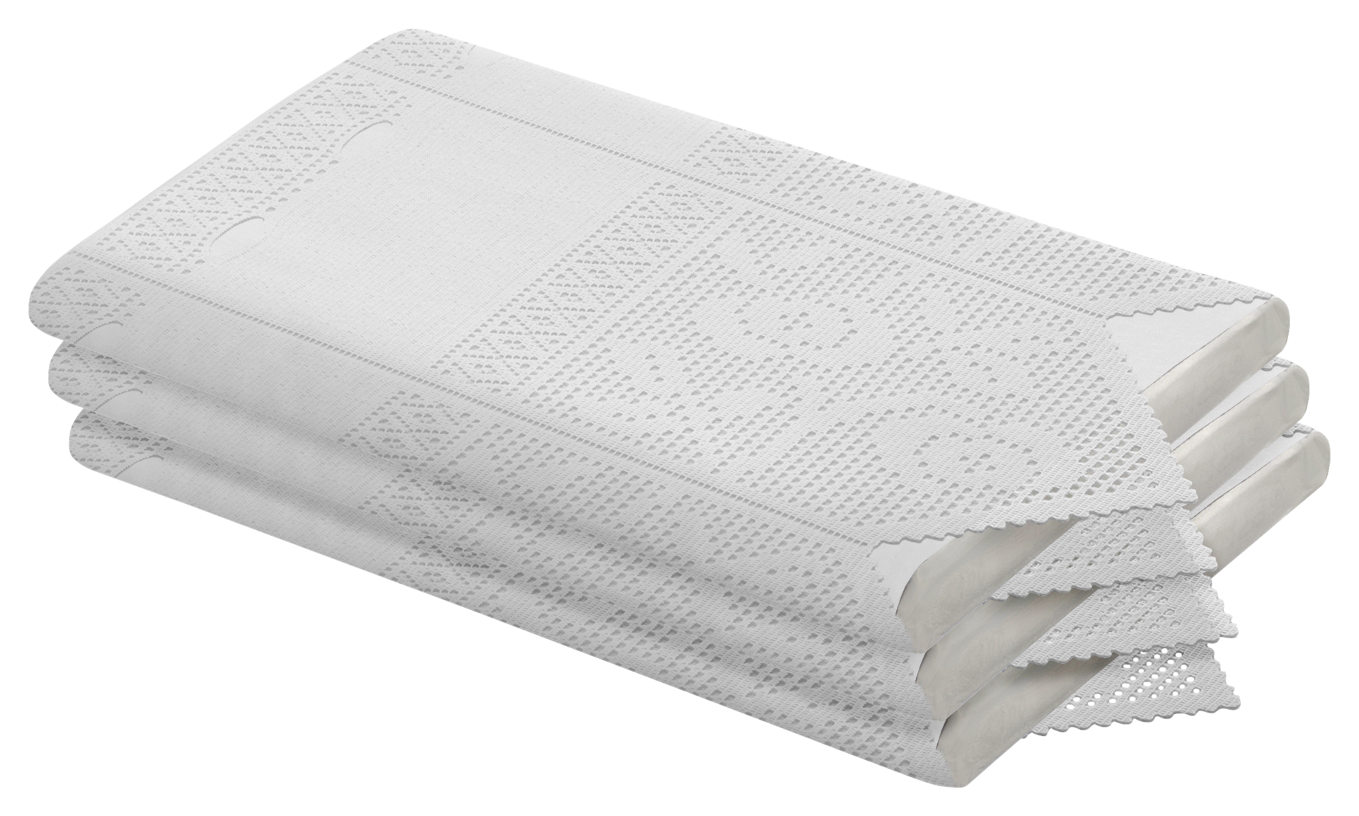 Scheibengardinen-Meterware weiß H: ca. 30 cm