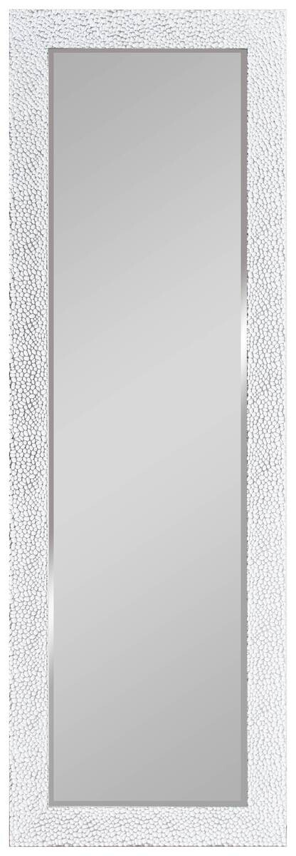 Mirrors&More Rahmenspiegel VICKY weiß Chrom Optik B/H/T: ca. 50x150x2 cm