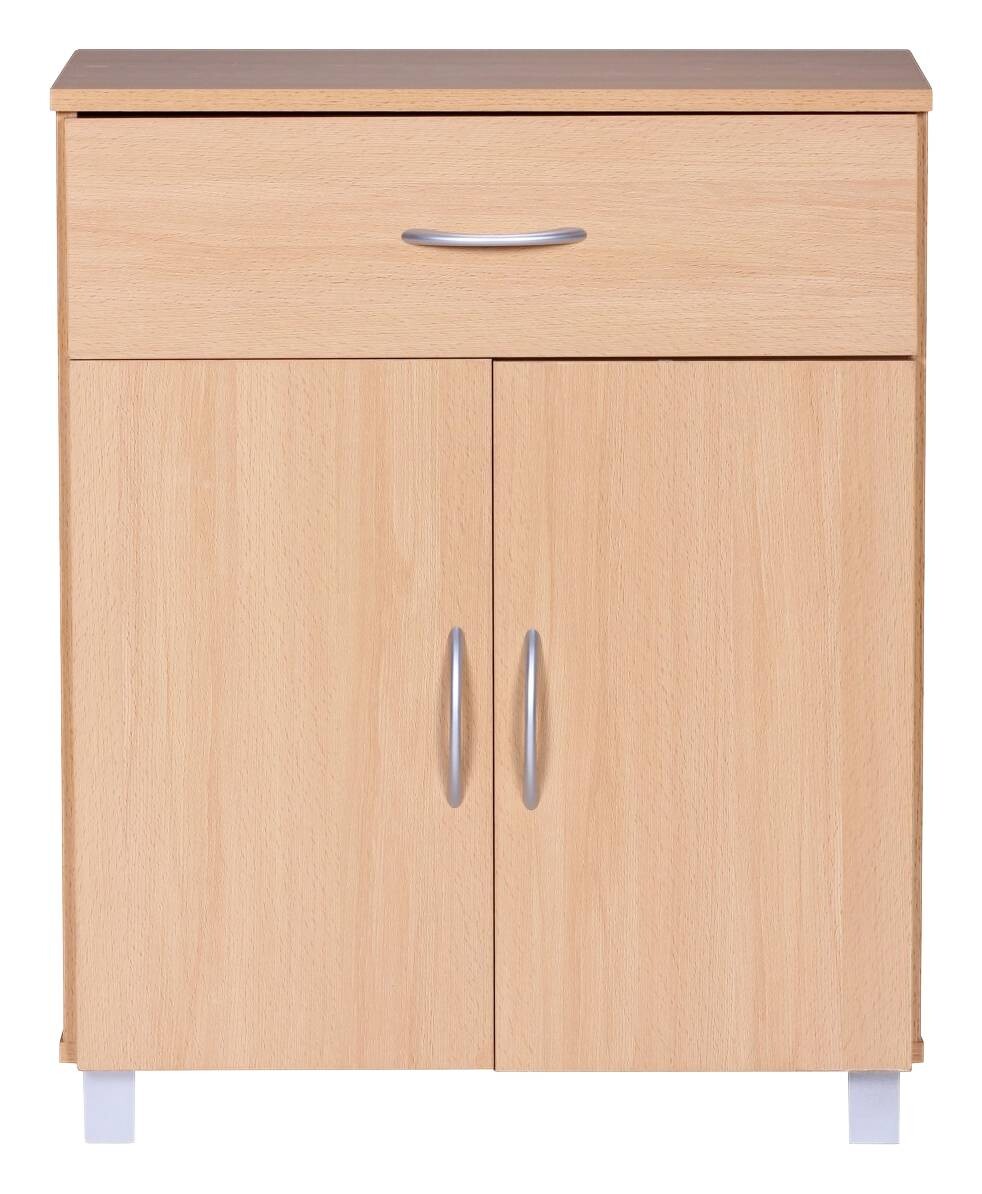 Sideboard buche Nachbildung silber B/H/T: ca. 60x75x30 cm