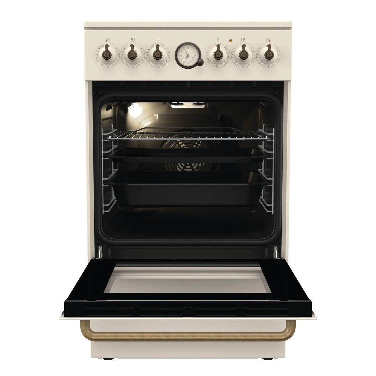 Gorenje Stand-Elektroherd GECS5B70CLI creme B/H/T: ca. 50x85x59,4 cm