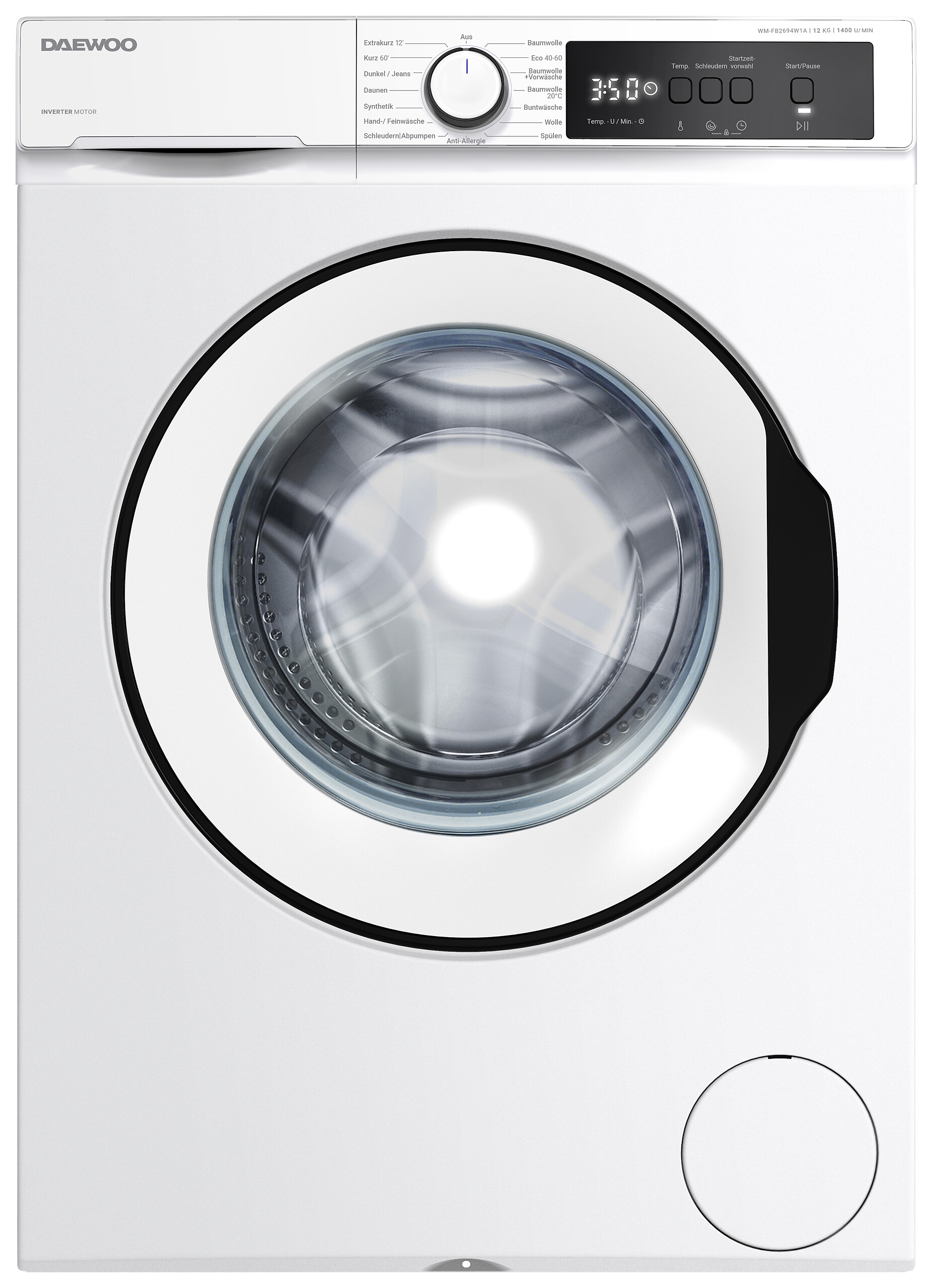 Daewoo Waschmaschine WM-FB2694W1A-DE weiß B/H/T: ca. 59,7x84,5x63,2 cm