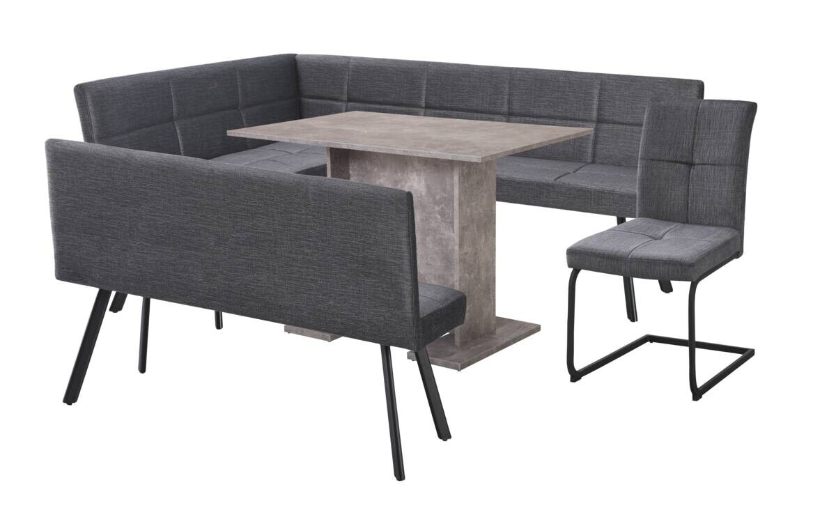 Schwingstuhl Milos grau Microfaser B/H/T: ca. 45x92x65 cm