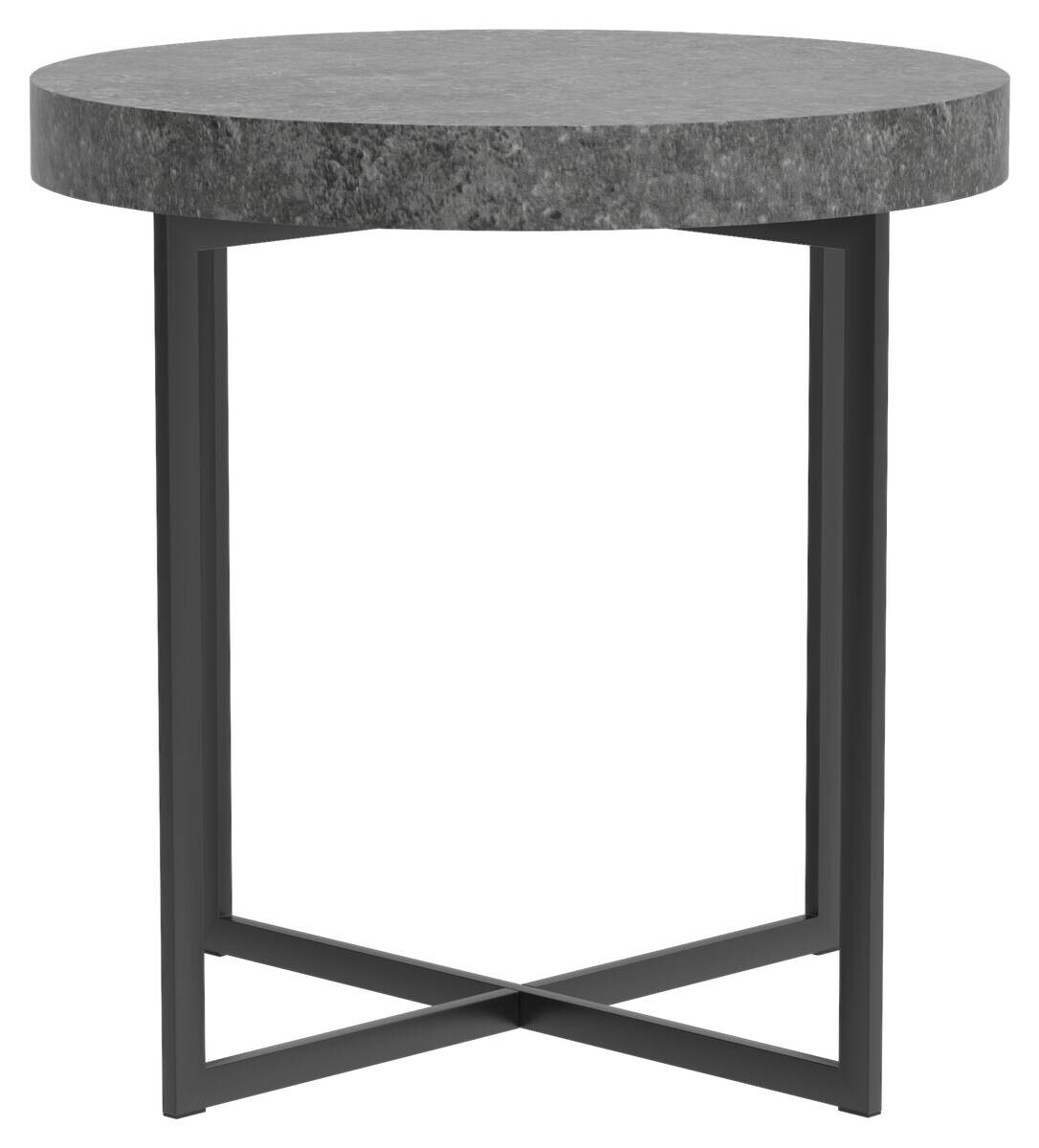 Beistelltisch Celina Beton Optik schwarz B/H/T: ca. 50x50x50 cm