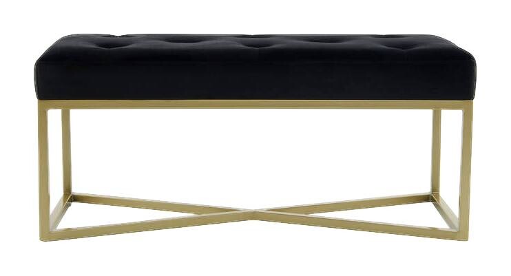 Sitzbank Cameron 100 schwarz B/H/T: ca. 90x40x40 cm