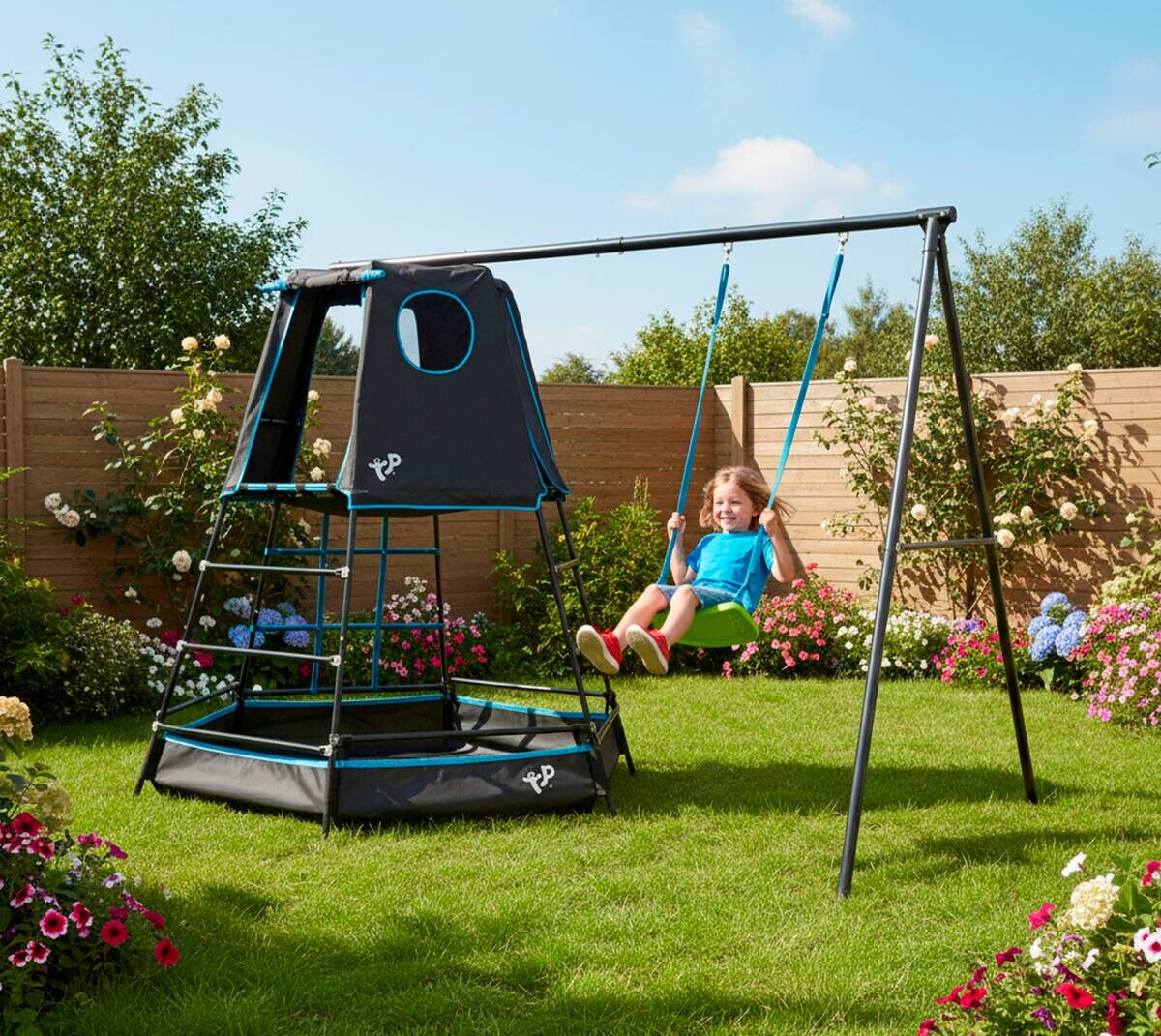 TP Toys Klettergerüst Move schwarz B/H/L: ca. 350x203x119 cm