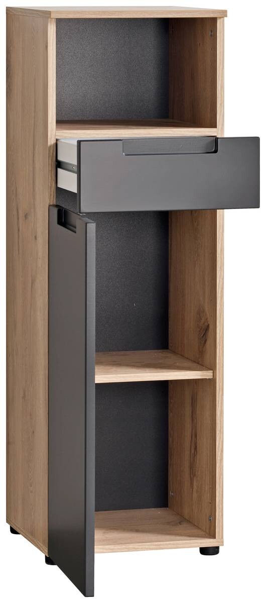 Badkommode Mailand Eiche Viking Nachbildung anthrazit B/H/T: ca. 35x111x35 cm