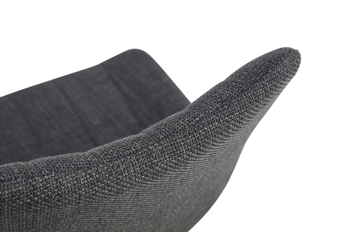 Stuhl LOTTA, 2er Set anthrazit Webstoff B/H/T: ca. 53x86x59 cm