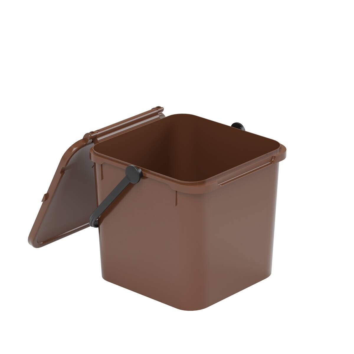 Eco-Logico Abfalleimer braun B/H/L: ca. 24x20,5x23,7 cm