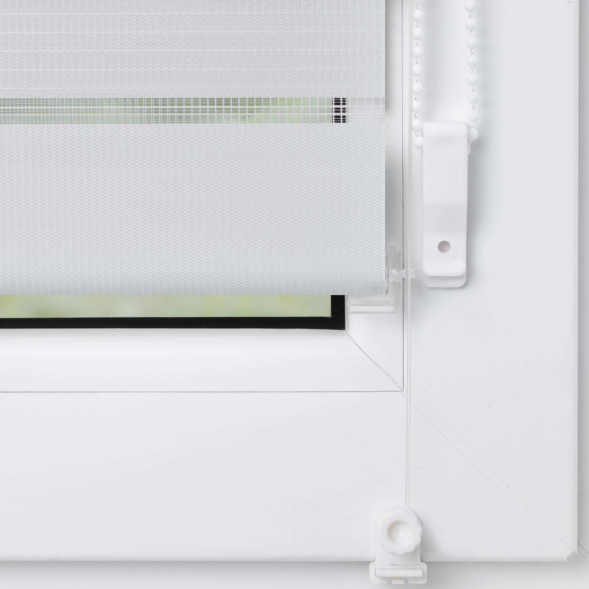 LICHTBLICK Doppelrollo Duo weiß B/L: ca. 45x150 cm