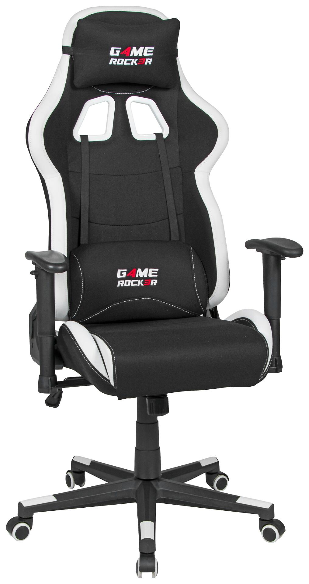 Gaming-Sessel Game Rocker schwarz weiß