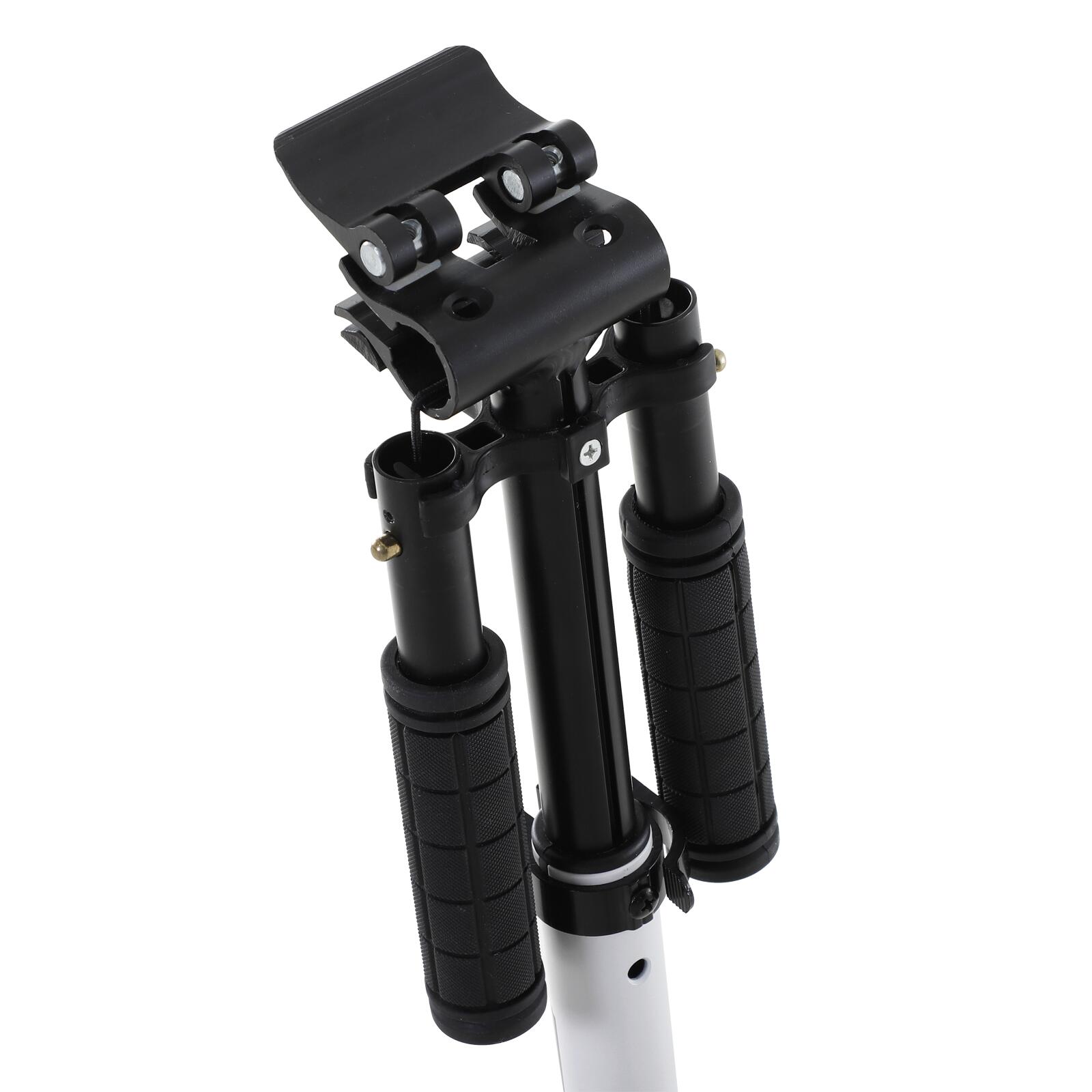 HOMCOM Tretroller weiß B/H/L: ca. 37,5x101,5x92,5 cm