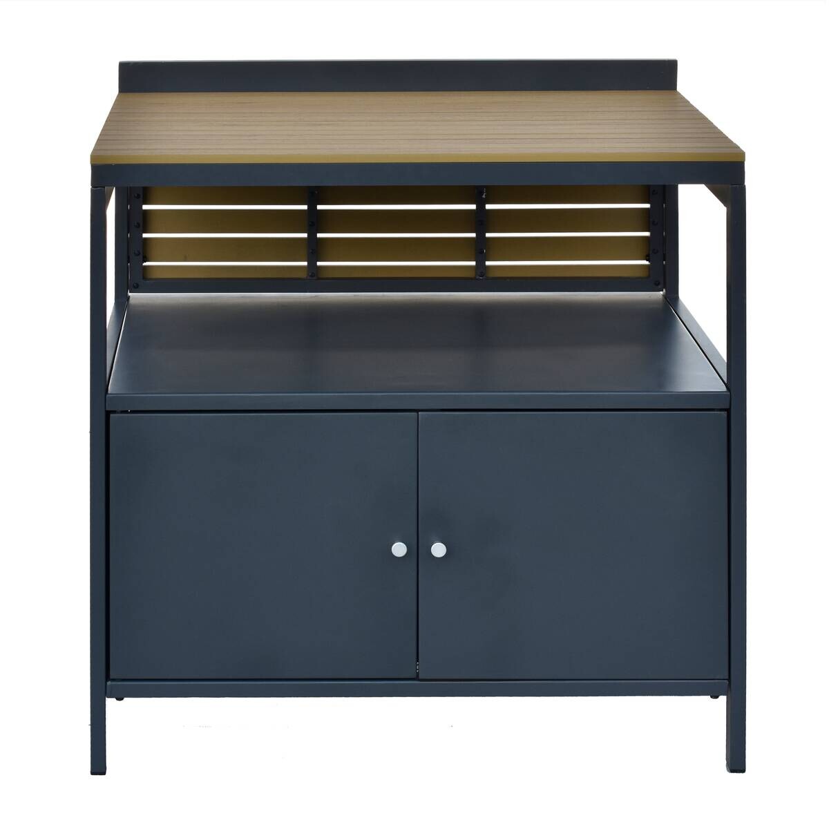 POCOline Outdoor-Küchenmodul natur Aluminium B/H/L: ca. 83,5x89x61,5 cm