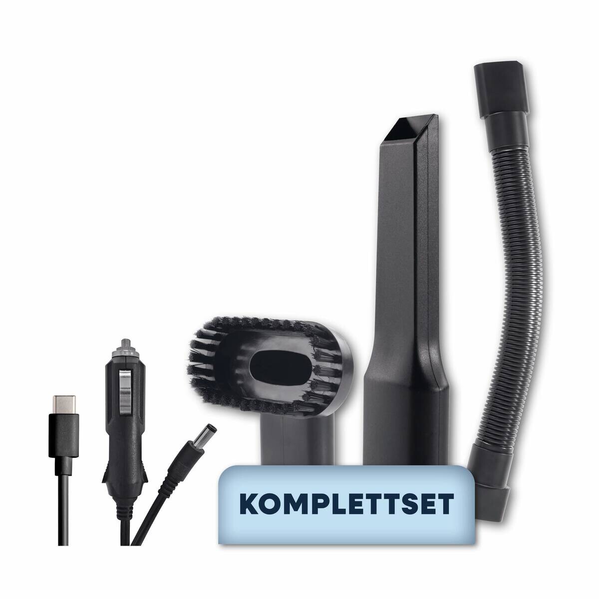 CLEANmaxx Akku-Handstaubsauger rot schwarz B/H/L: ca. 10x12x37 cm