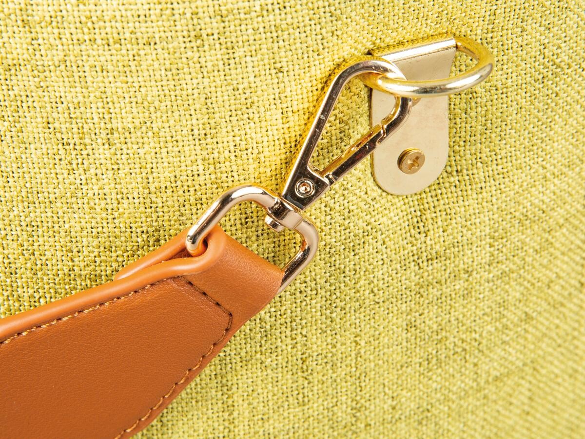 Inter Link Hocker Dilia gelb MDF B/H/T: ca. 42x36x30 cm