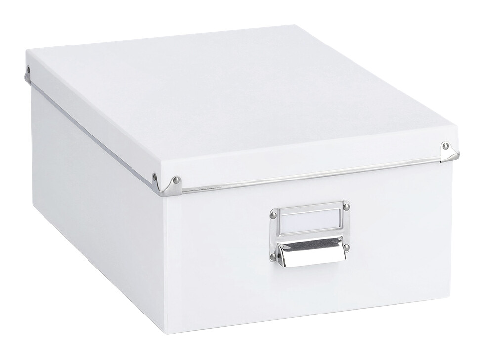 Zeller Aufbewahrungsboxen-Set weiß Metall