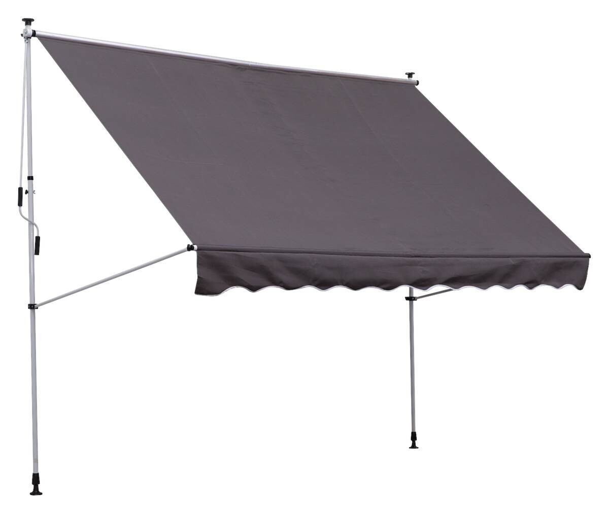 Outsunny Klemm-Markise grau B/H/L: ca. 300x280x150 cm