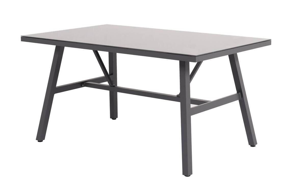 Loungeset grau Aluminium