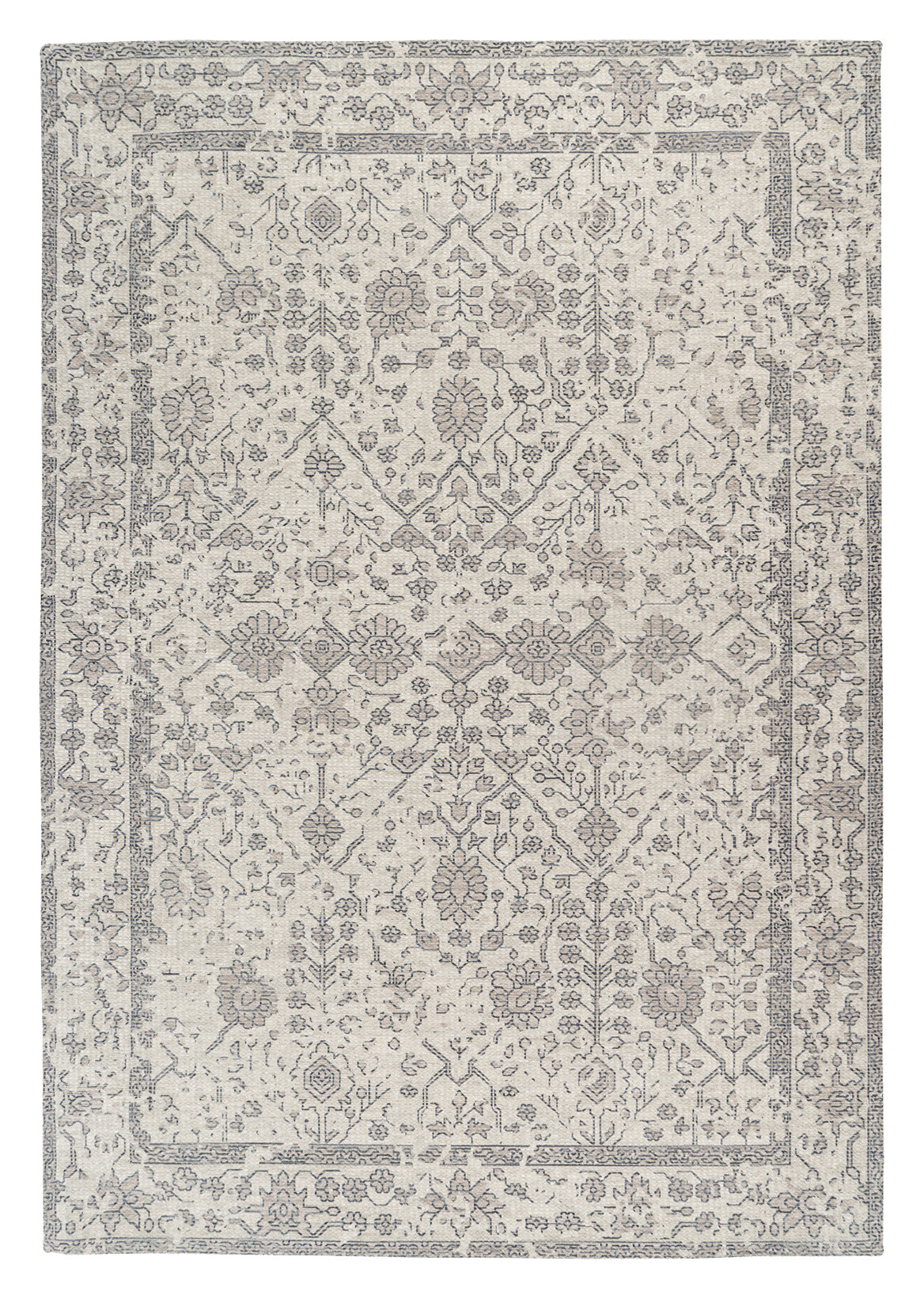 Kayoom Flachflorteppich Perry 125 creme B/L: ca. 120x170 cm