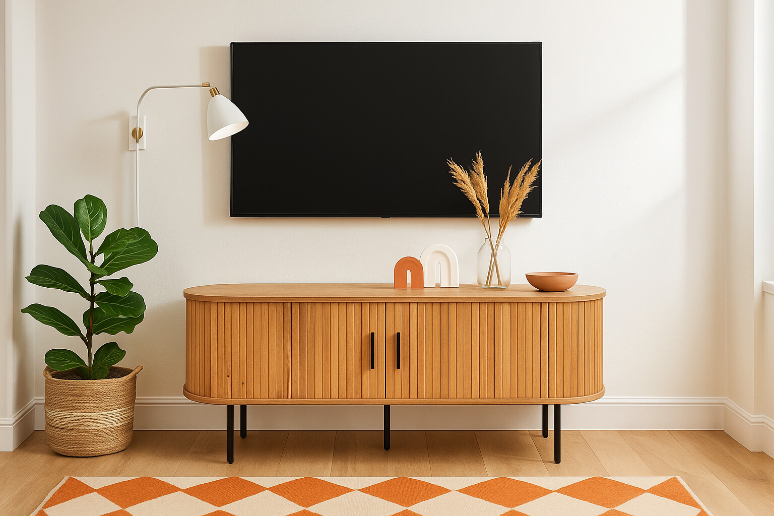 Lowboard SELVA Eiche Sonoma Nachbildung B/H/T: ca. 120x54x60 cm