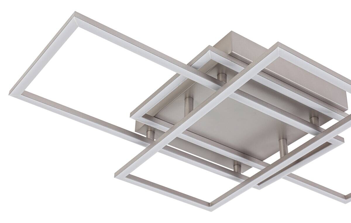 Nolo LED-Deckenleuchte Twin champagner Metall B/H/L: ca. 36x9,1x58 cm