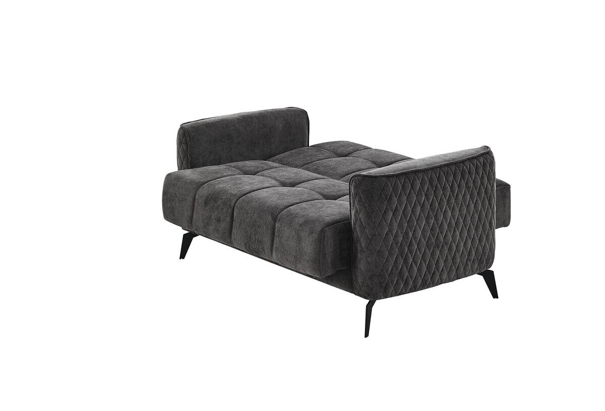 Sofa 3-2-1 Lendor grau Webstoff