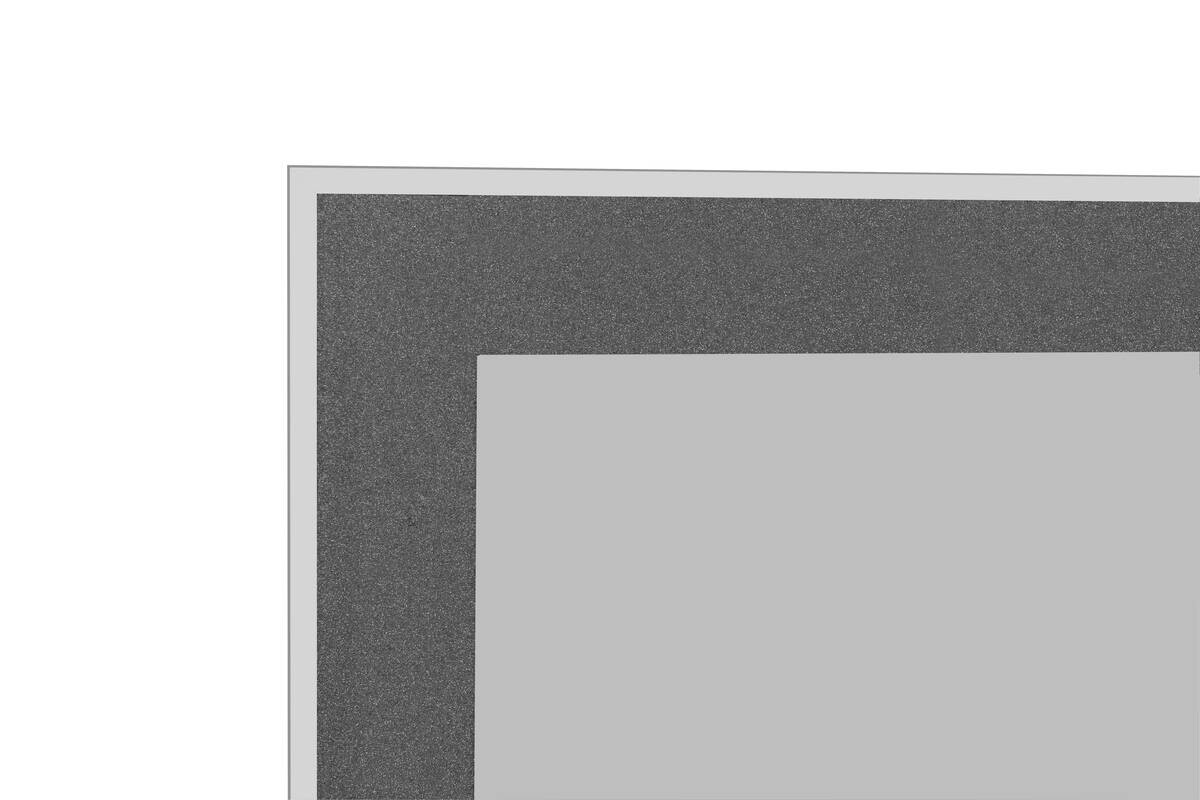 Digitaldruckspiegel Alina schwarz glitzernd B/H: ca. 50x140 cm