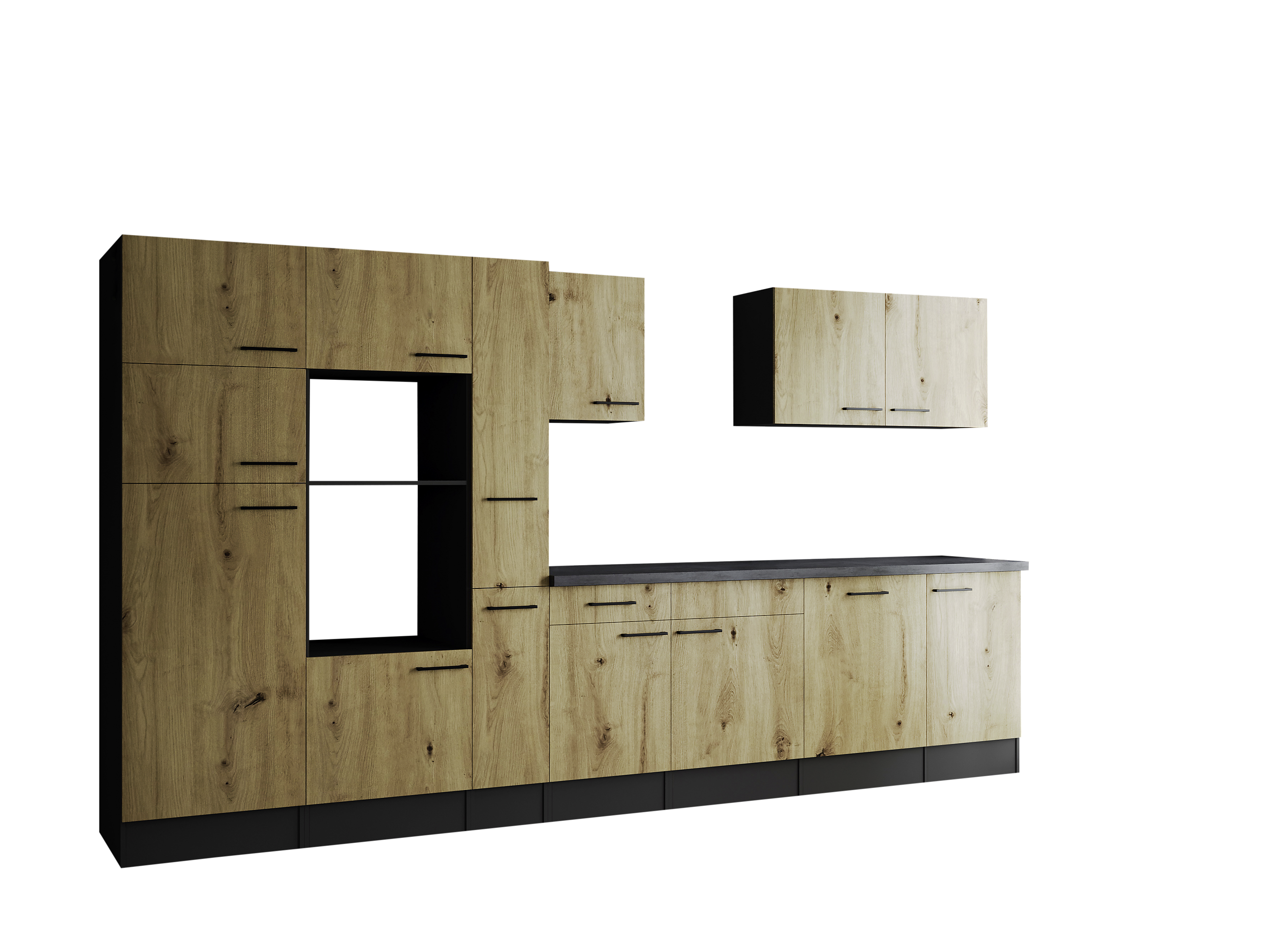 Küchenblock Oliver B/H/T: ca. 370x205x60 cm