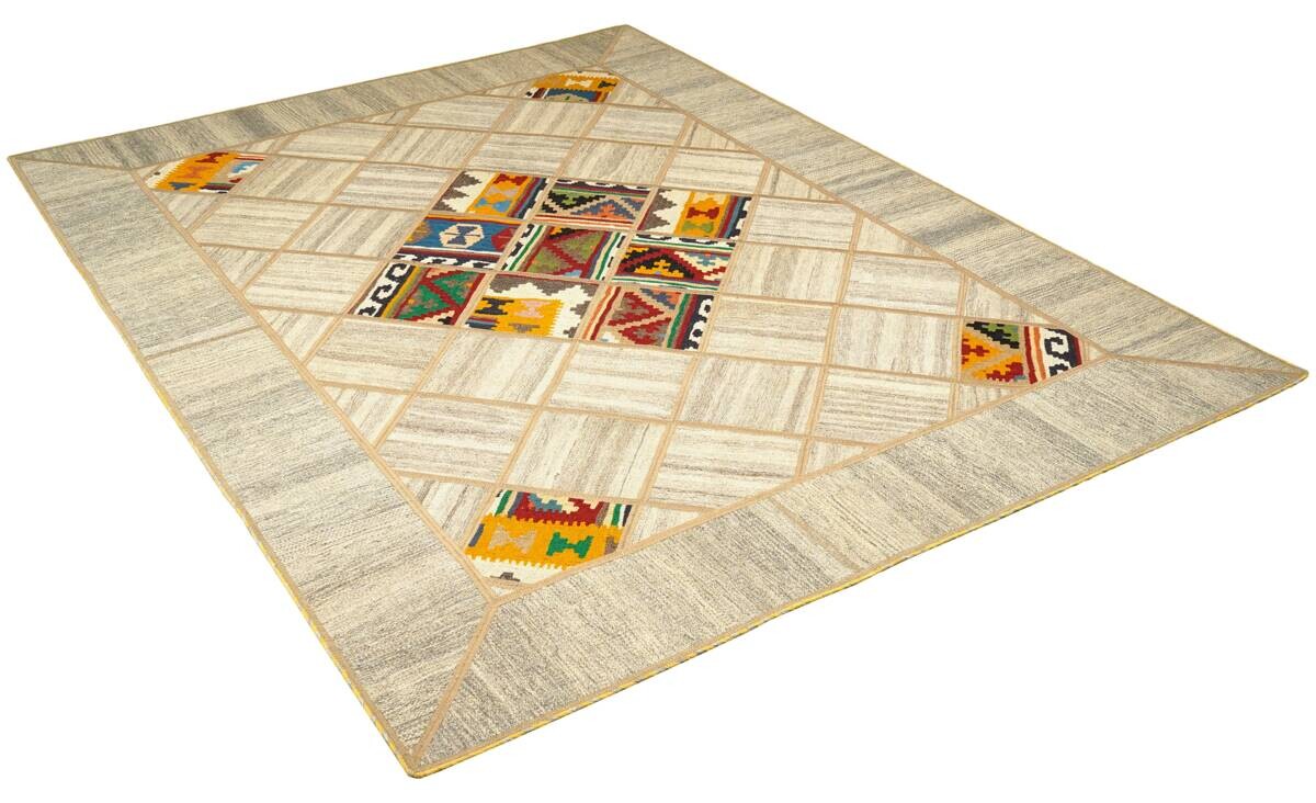 PersaTepp Teppich Kelim Tekkehdouz beige B/H/L: ca. 150x1x200 cm