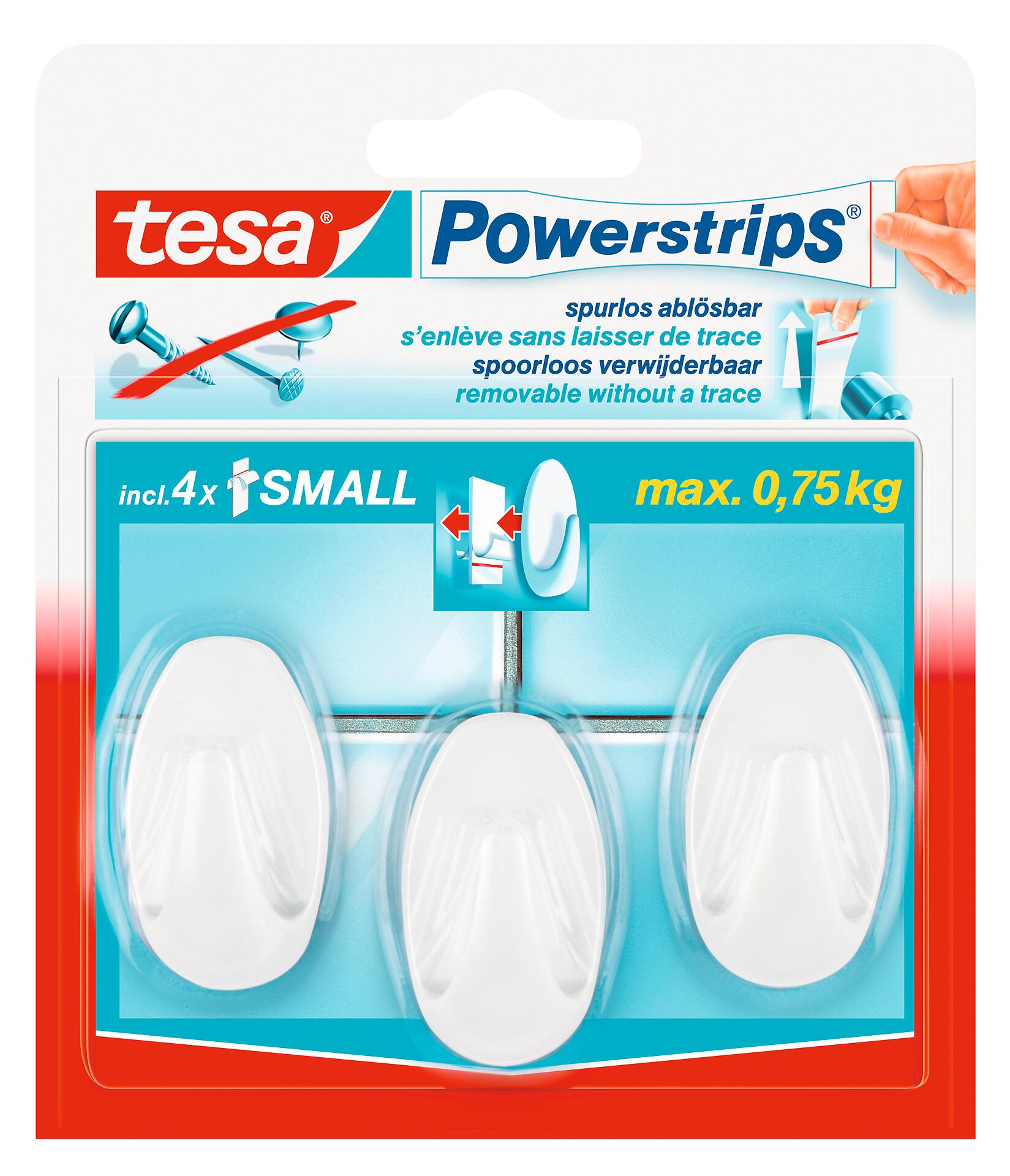 Powerstrips weiß Kunststoff B/H: ca. 25x3 cm