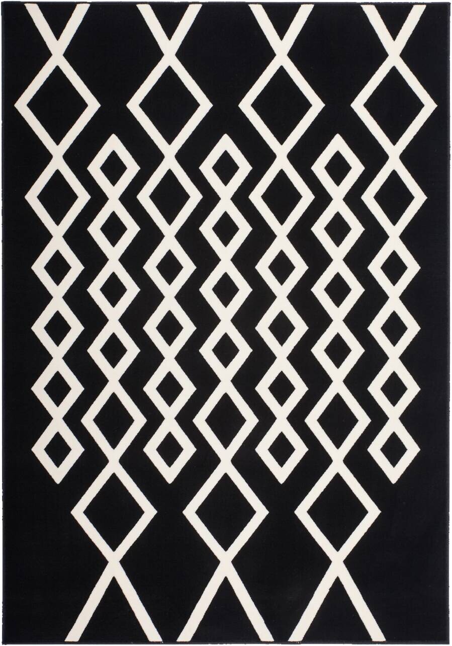 Kayoom Kurzflorteppich Lina 425 elfenbein B/L: ca. 120x170 cm