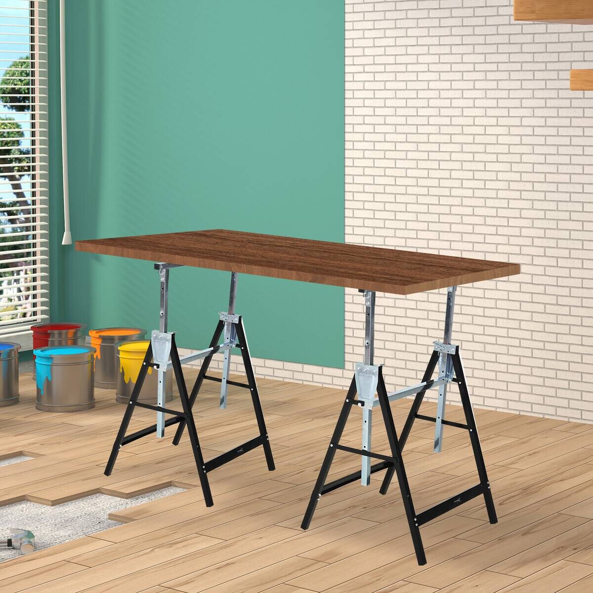 Werkstatt-Zubehör schwarz B/H/L: ca. 56x68x80 cm