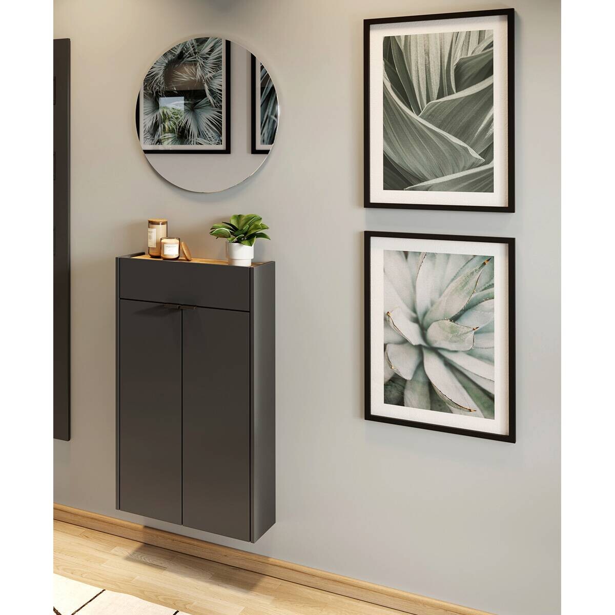 Garderobe 7936-549 B/H/T: ca. 56x200x22 cm Garderobe 7936-549 B/H/T: ca. 56x200x22 cm