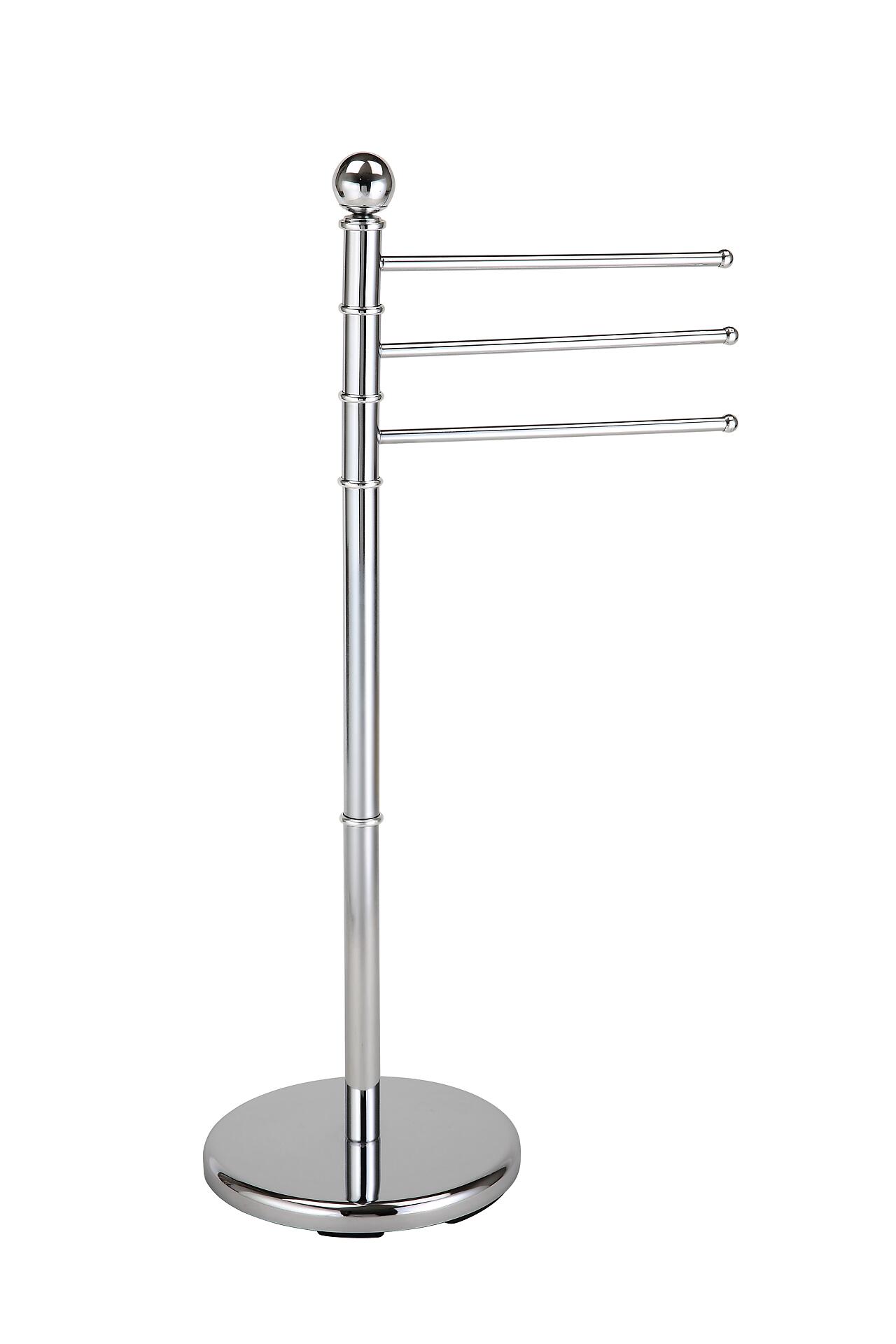 Handtuchhalter Chrom Metall B/H/T: ca. 48x92x28 cm