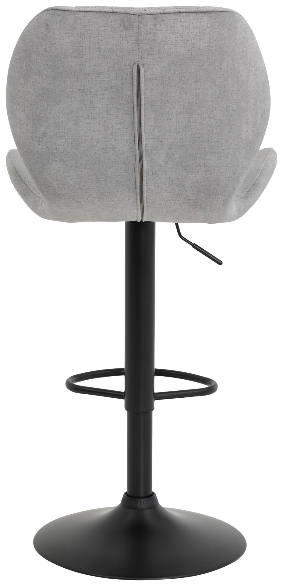 Barhocker Laila 2er Set grau Vintage Samtoptik B/H/T: ca. 42x117x51 cm