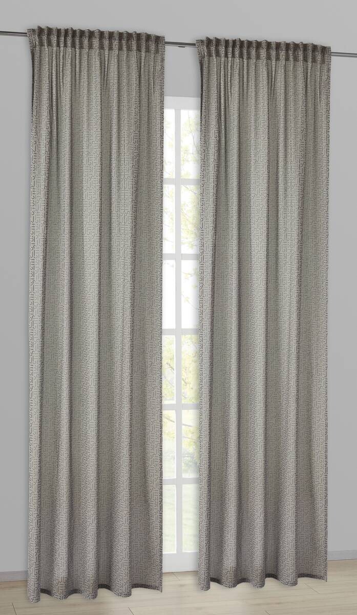 Esprit Kombivorhang E-Scatter anthrazit B/L: ca. 130x250 cm