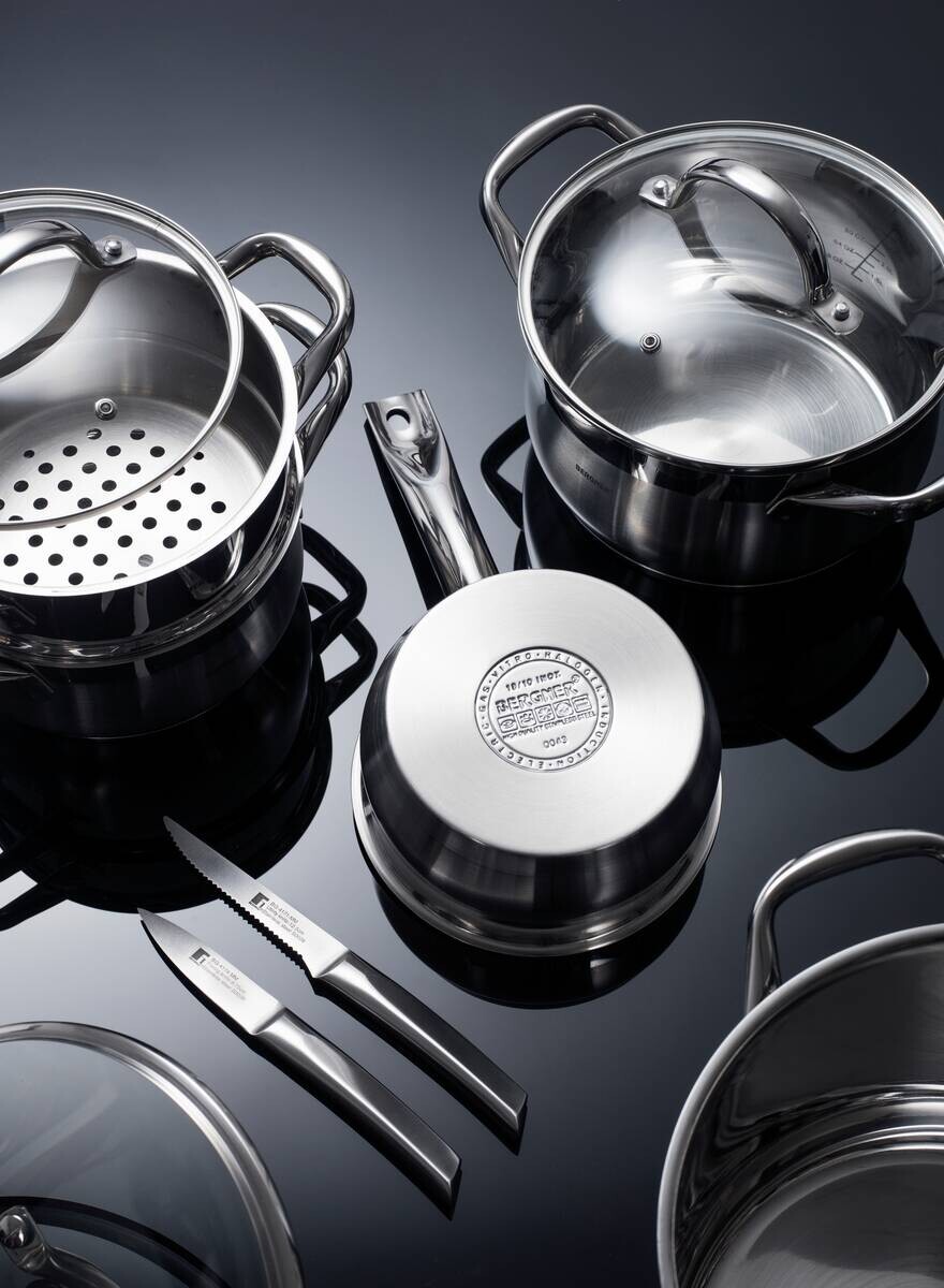 SAN IGNACIO Topf-Set IBON BLACK schwarz Aluminium