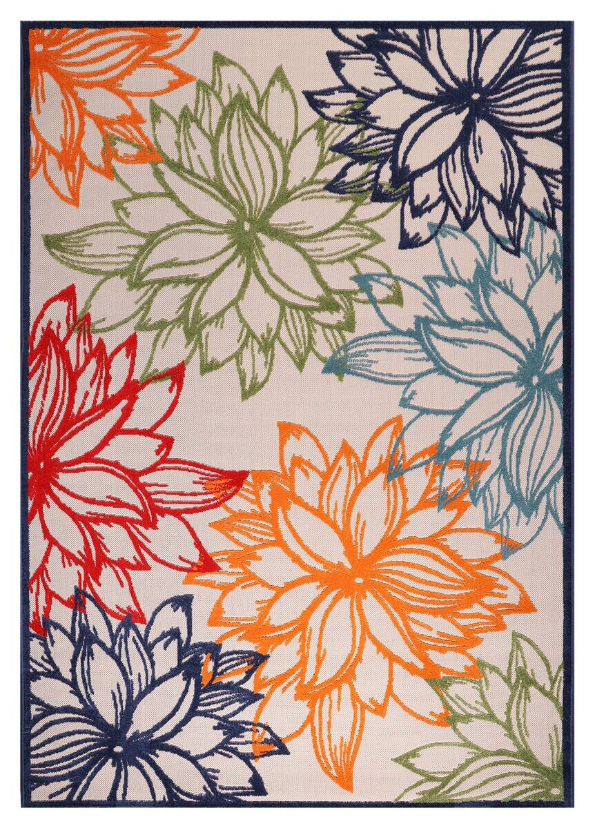 Sanat Outdoorteppich FLORAL bunt B/L: ca. 140x200 cm Sanat Outdoorteppich FLORAL bunt B/L: ca. 140x200 cm