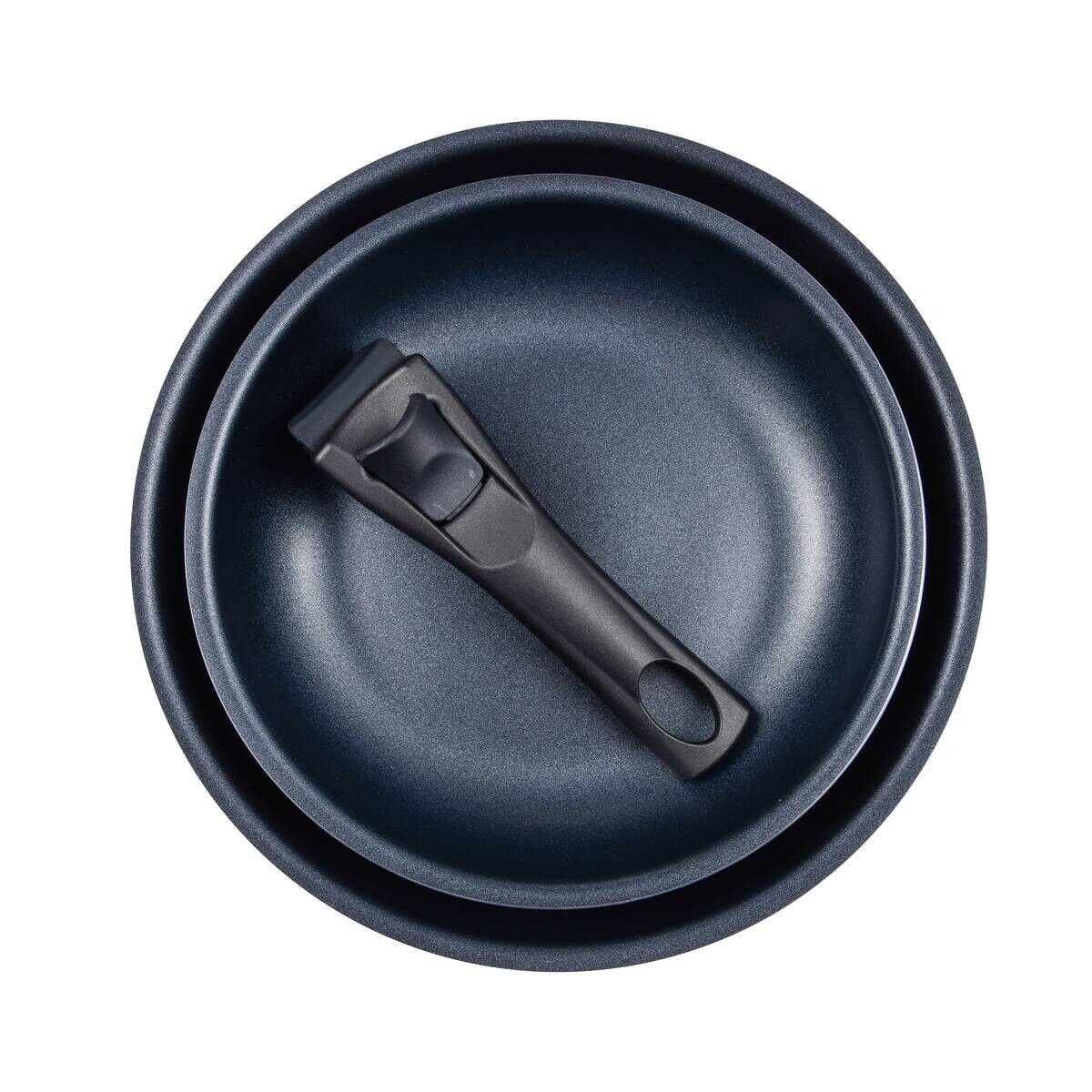 BERGNER Pfannenset Click & cook rot Aluminium 3 tlg.