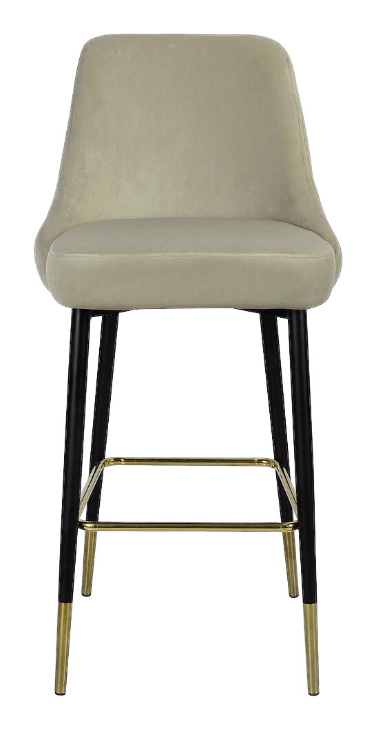 Barhocker Mojo 101 taupe Microfaser B/H/T: ca. 53x110x57 cm