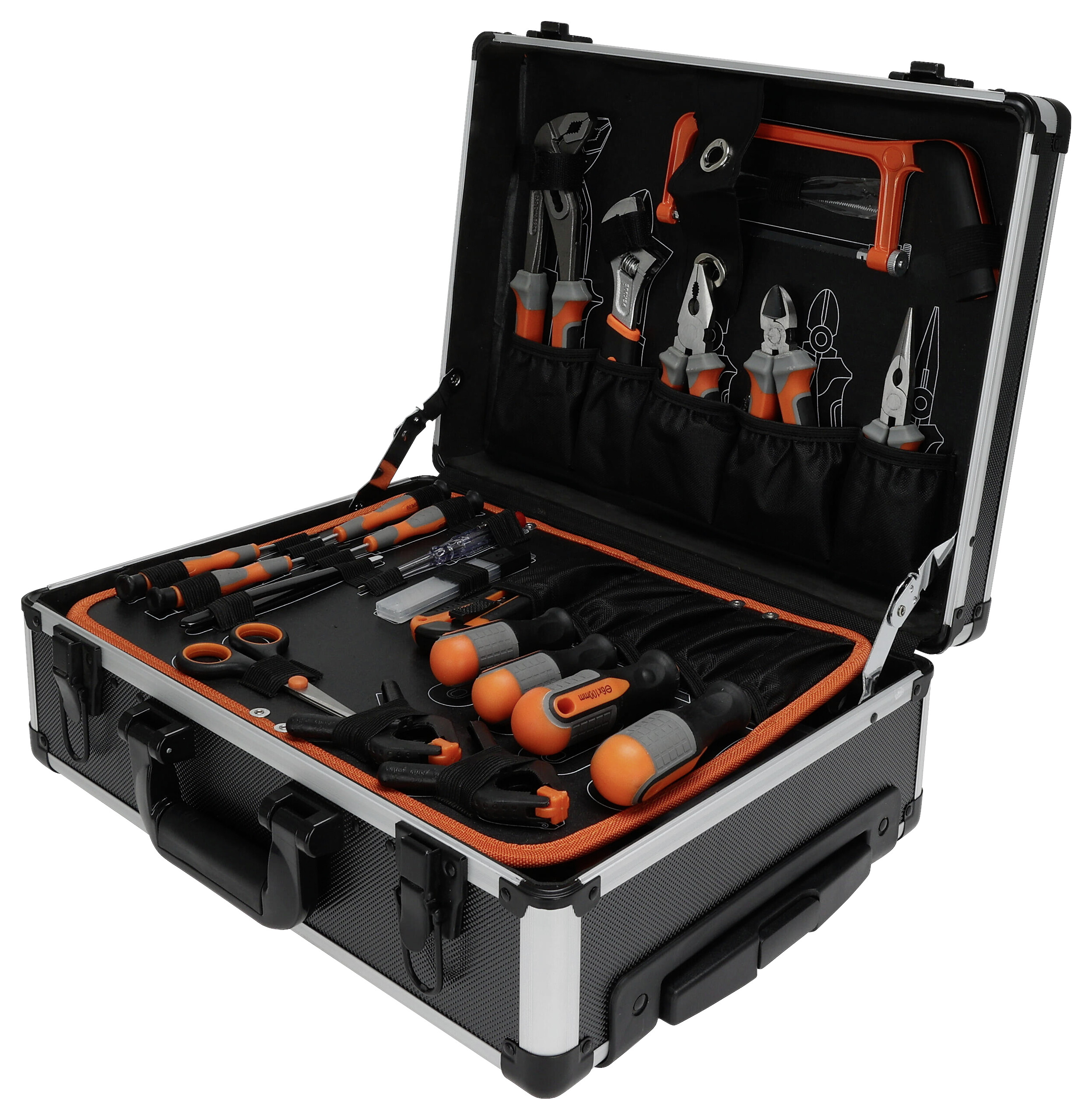 Werkzeugkasten B/H/L: ca. 34,5x19x47 cm 88 tlg.