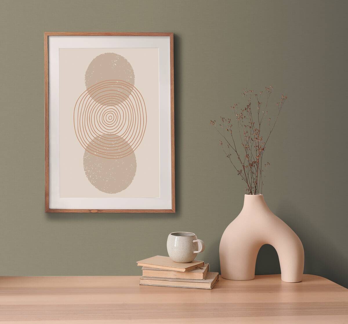 A.S.Creation Vliestapete khaki B/H/D: ca. 53x1005x8,3 cm