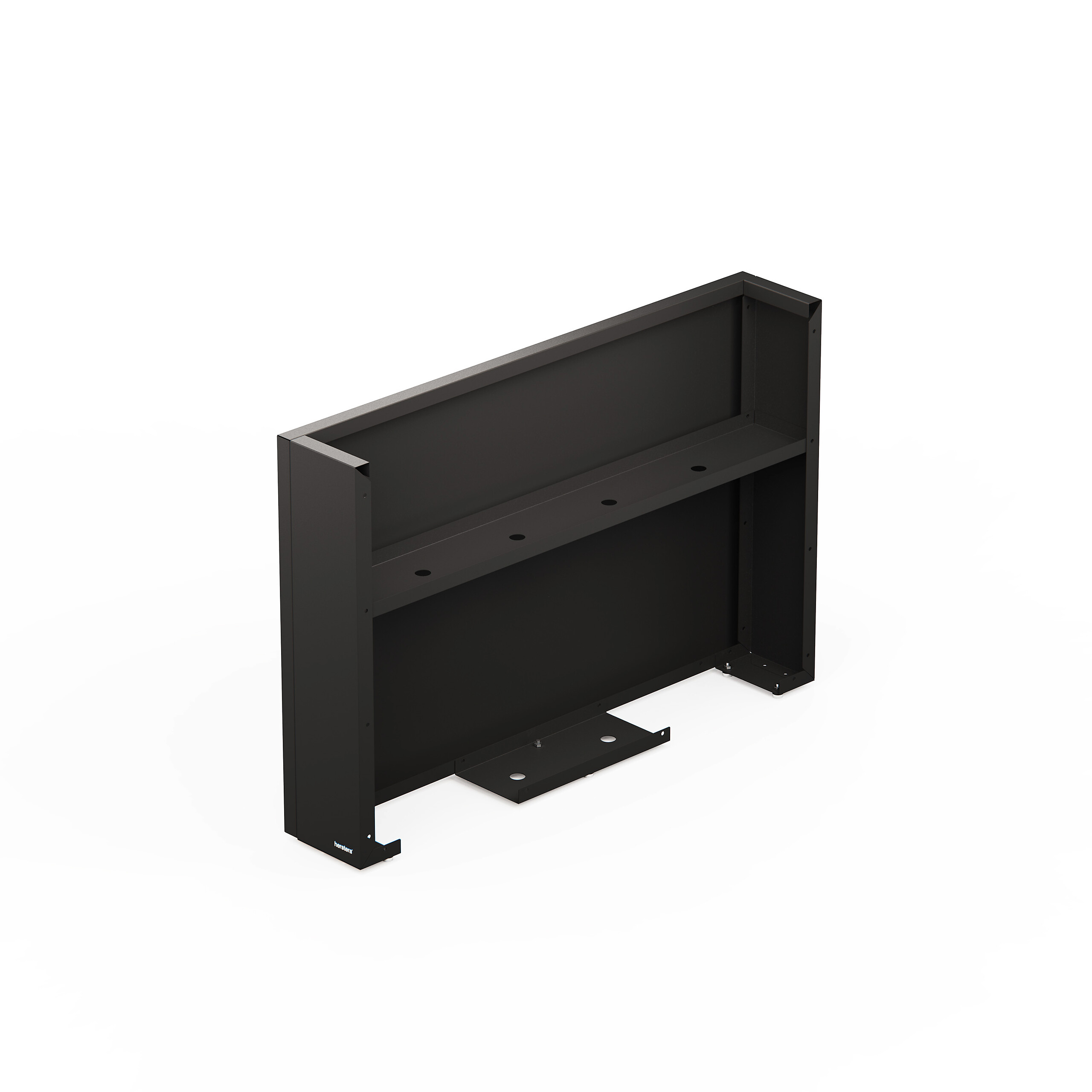 Herstera Garden Pflanzkübel Deco Planter schwarz Holz B/H/L: ca. 120x80x25 cm