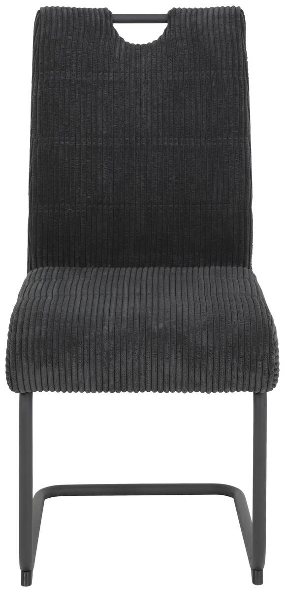 Schwingstuhl Merkur anthrazit Microfaser B/H/T: ca. 47x99x63 cm