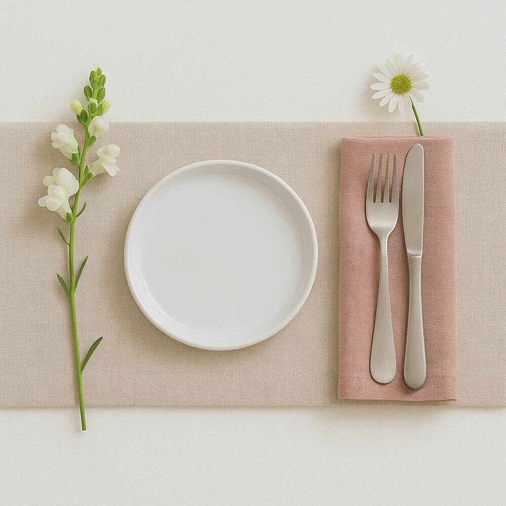 Berndorf Beilagentellerset weiß Porzellan B/H/L: ca. 20x2,3x20 cm