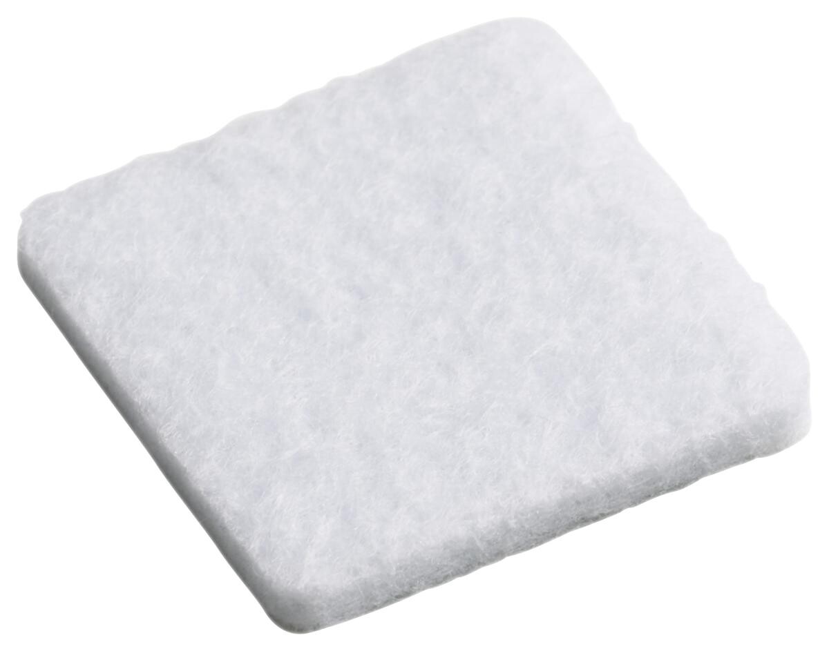 Meister Filzgleiter weiß B/L: ca. 2,2x2,2 cm 16 tlg.